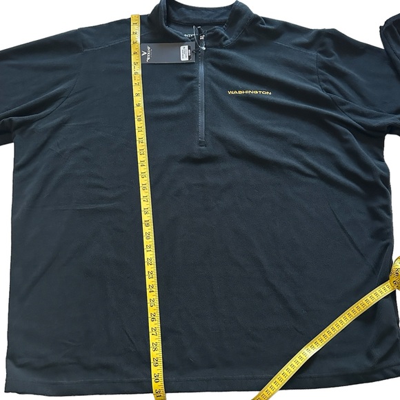 NFL ANTIGUA WASHINGTON FOOTBALL TEAM COMMANDERS NWT BLACK MENS PULLOVER 3XL - Picture 10 of 15